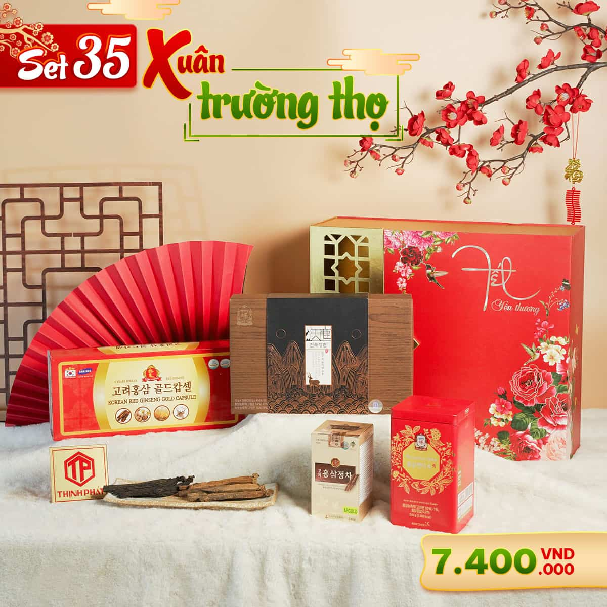 Hộp Quà Xuân Trường Thọ - Set 35